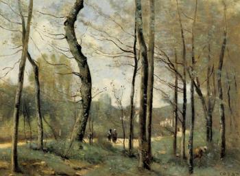 Jean-Baptiste-Camille Corot : First Leaves, near Nantes